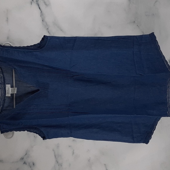 Cw Classics Denim women's top size Medium - Picture 1 of 8